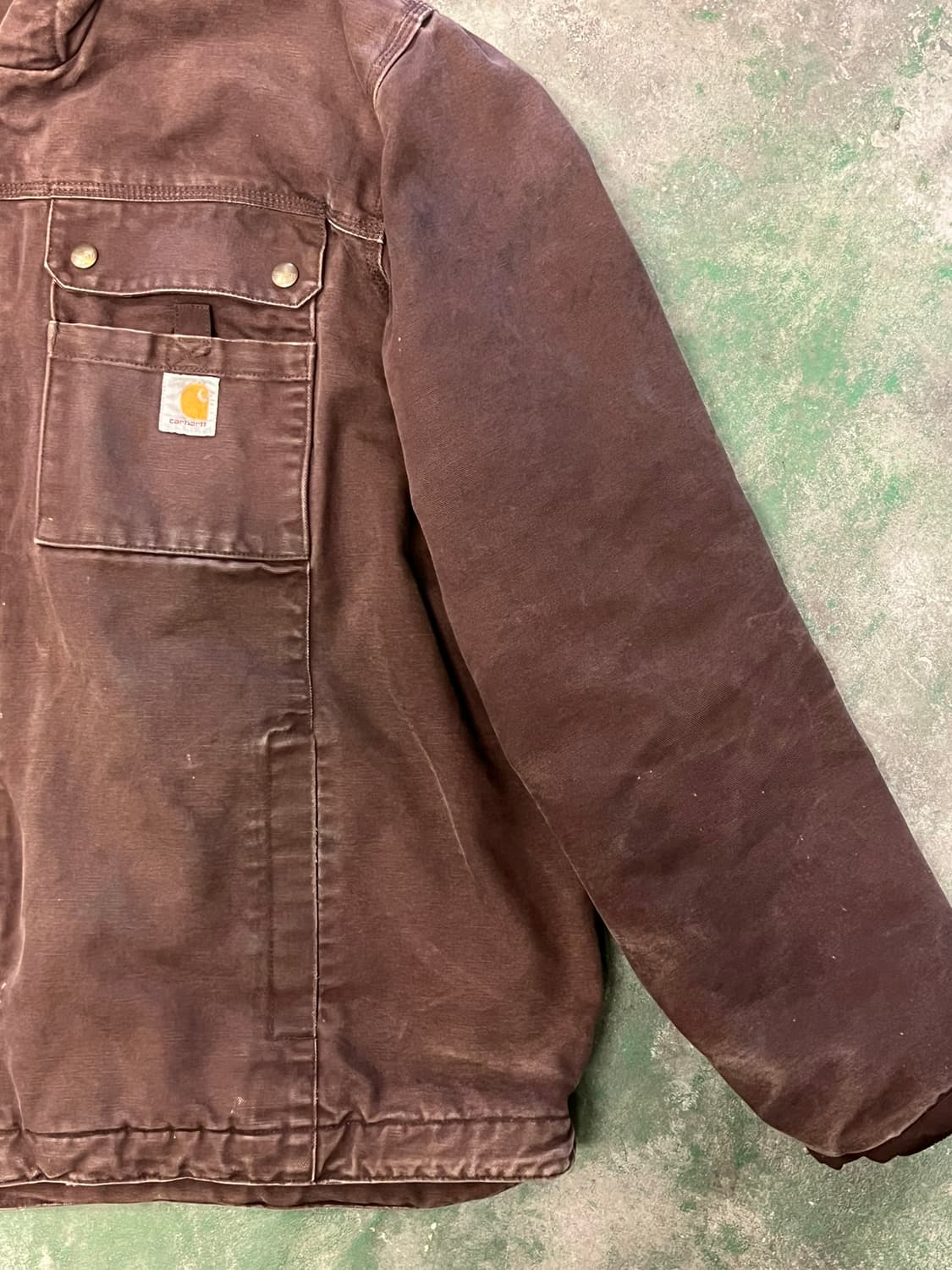 [XL] 칼하트 103826 DKB 바틀렛 쉐르파 라이닝 유틸리티 자켓 상품이미지5