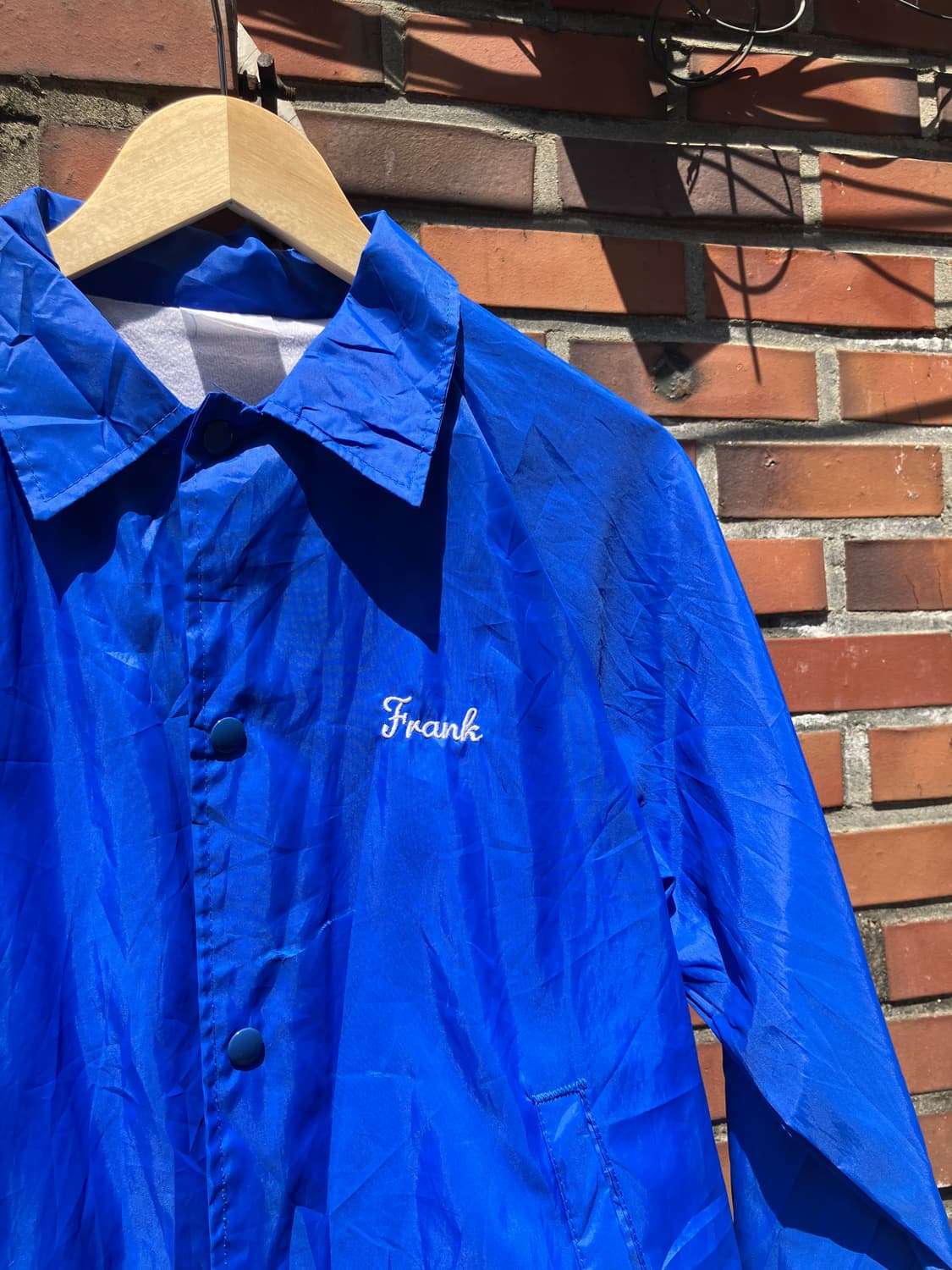 AUBURN Sportswear 90‘s 블루 코치 자켓 S 상품이미지3