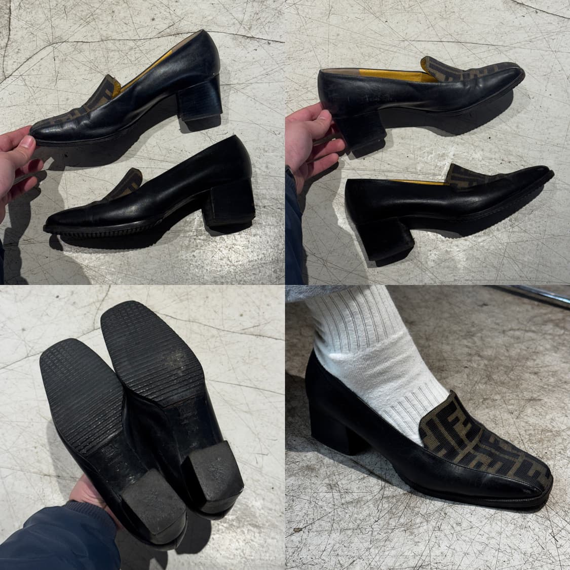 Fendi 펜디 주카 펌프스 로퍼 37.5 (245) 상품이미지8