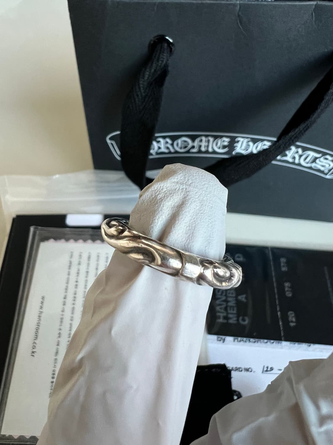 [ks20] 크롬하츠 스크롤밴드링 상품이미지3