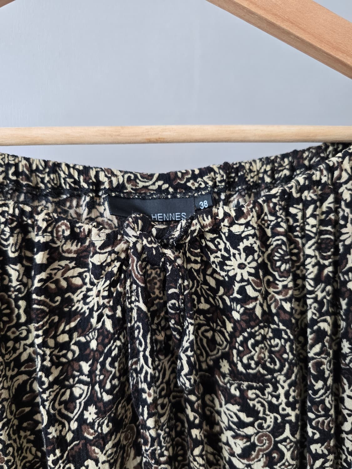 vintage H&M Hennes 플로럴 블라우스 (38) 상품이미지4