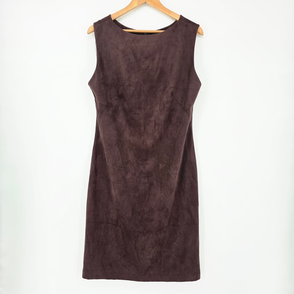 BANANA REPUBLIC 슬리브리스 스웨이드 원피스 상품이미지1