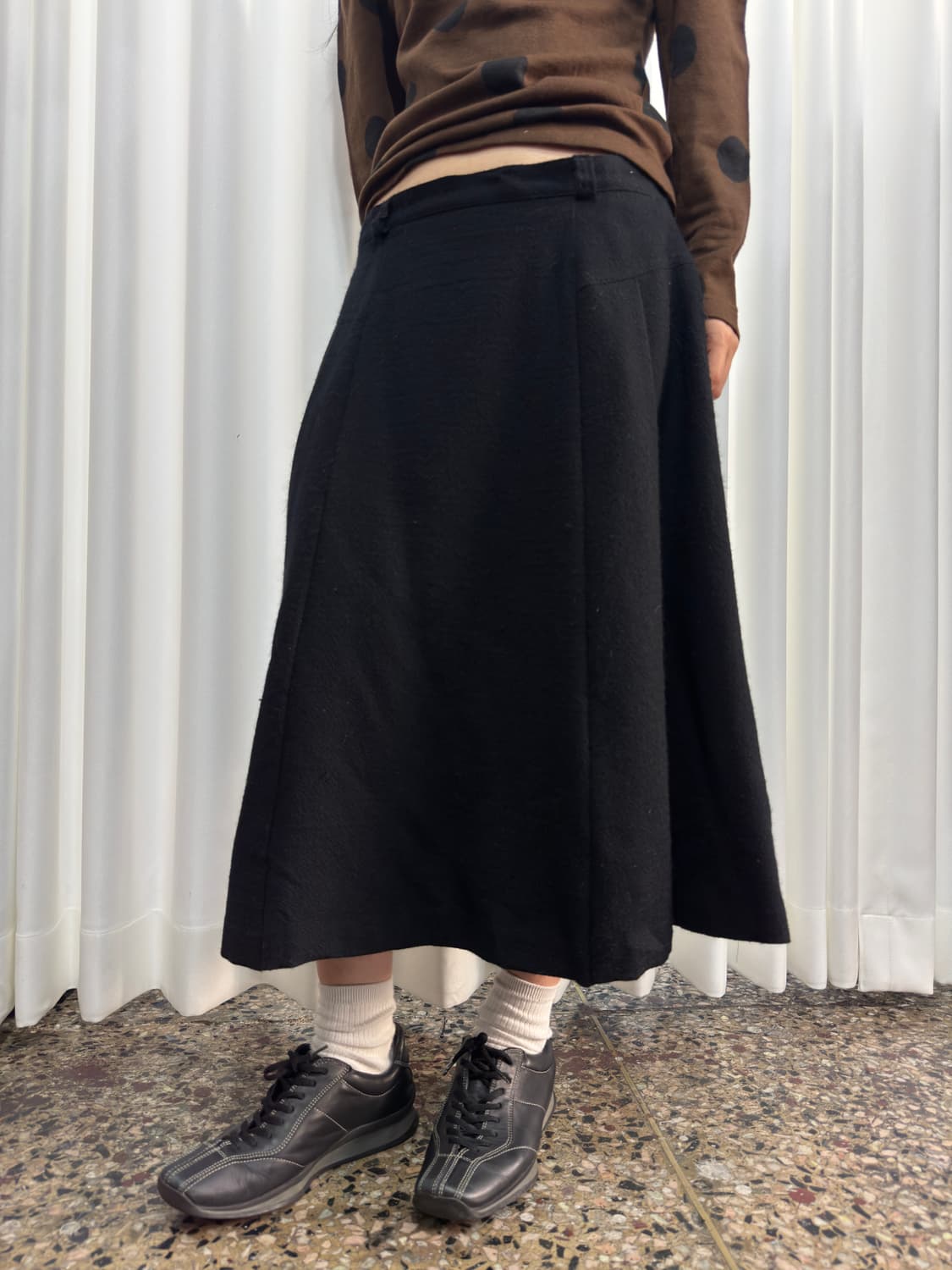 wool midi skirt 상품이미지4
