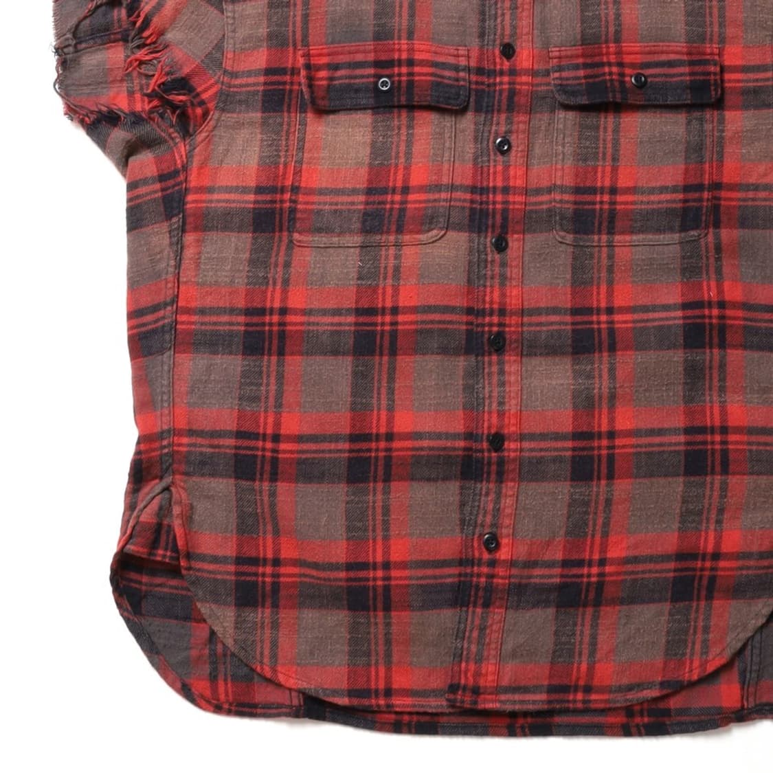 R13 Check Pattern Flannel Shirt Vest   상품이미지3