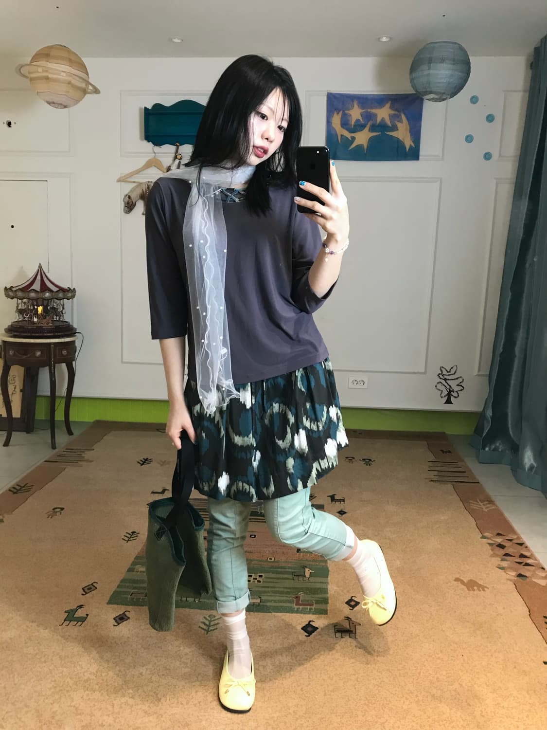 은근히 반복되는 민트 컬러 포인트가 귀여운••🍵🧩 상품이미지2