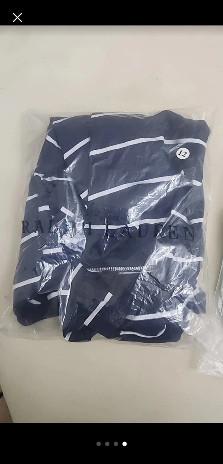 폴로 랄프로렌 네이비 스트라이프 160 상품이미지5