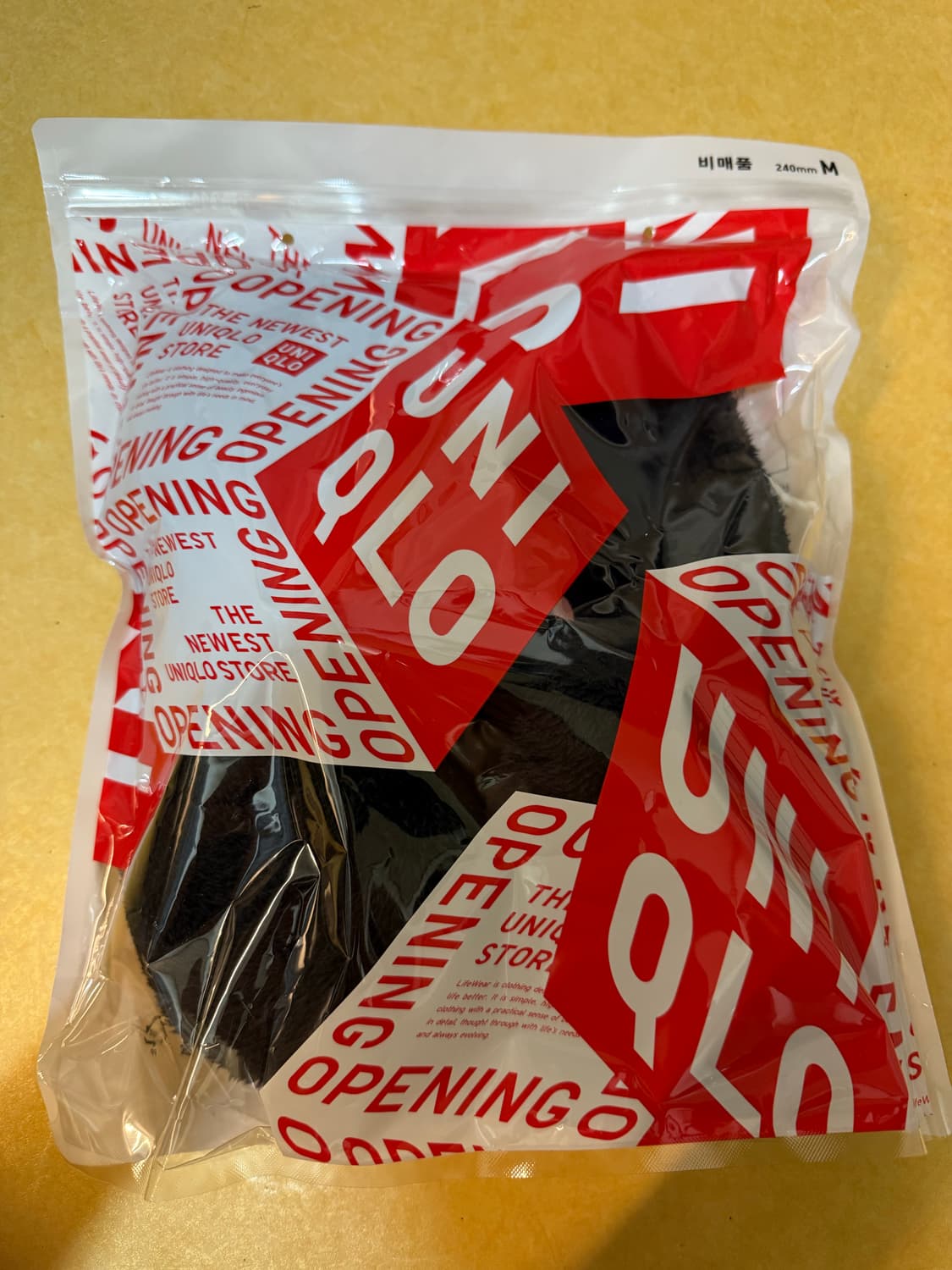 (새상품)유니클로 룸슈즈 240 상품이미지3