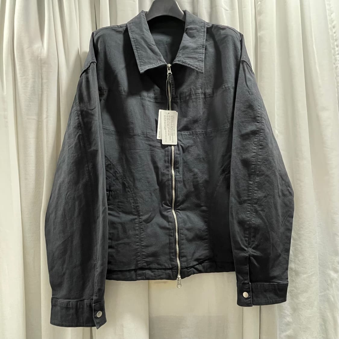 에잇세컨즈/ 가먼트다잉 투웨이 집업 자켓/ XL 상품이미지1