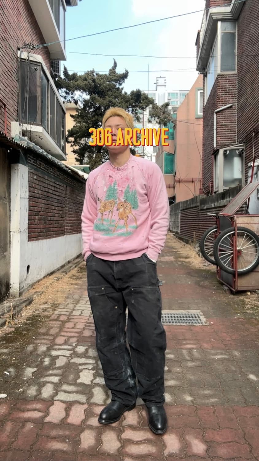 90s jerzees 디스트레스드 빈티지 스웻셔츠 상품이미지8