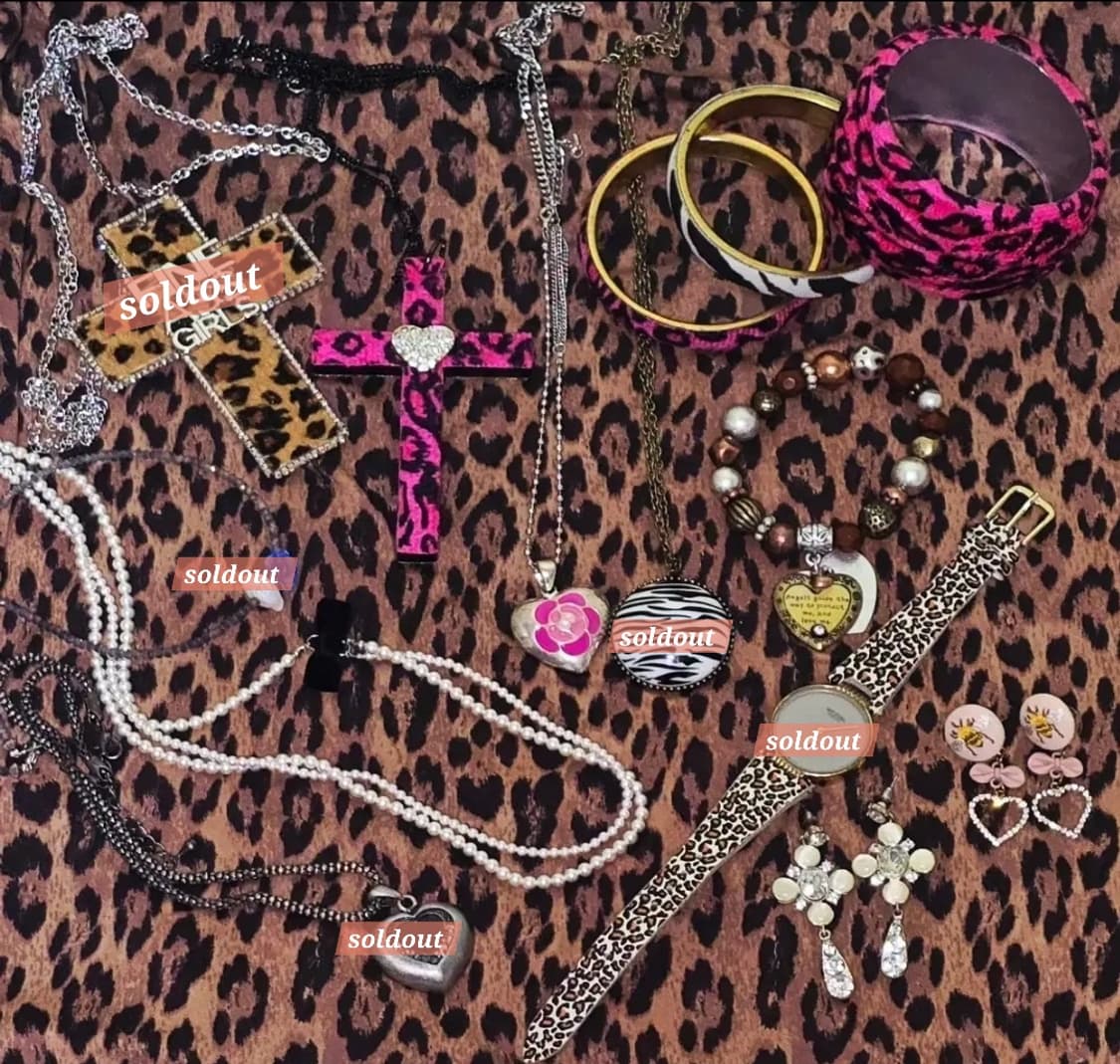 갸루 빈티지 악세서리 모음 (목걸이 팔찌 시계 귀걸이) 상품이미지1