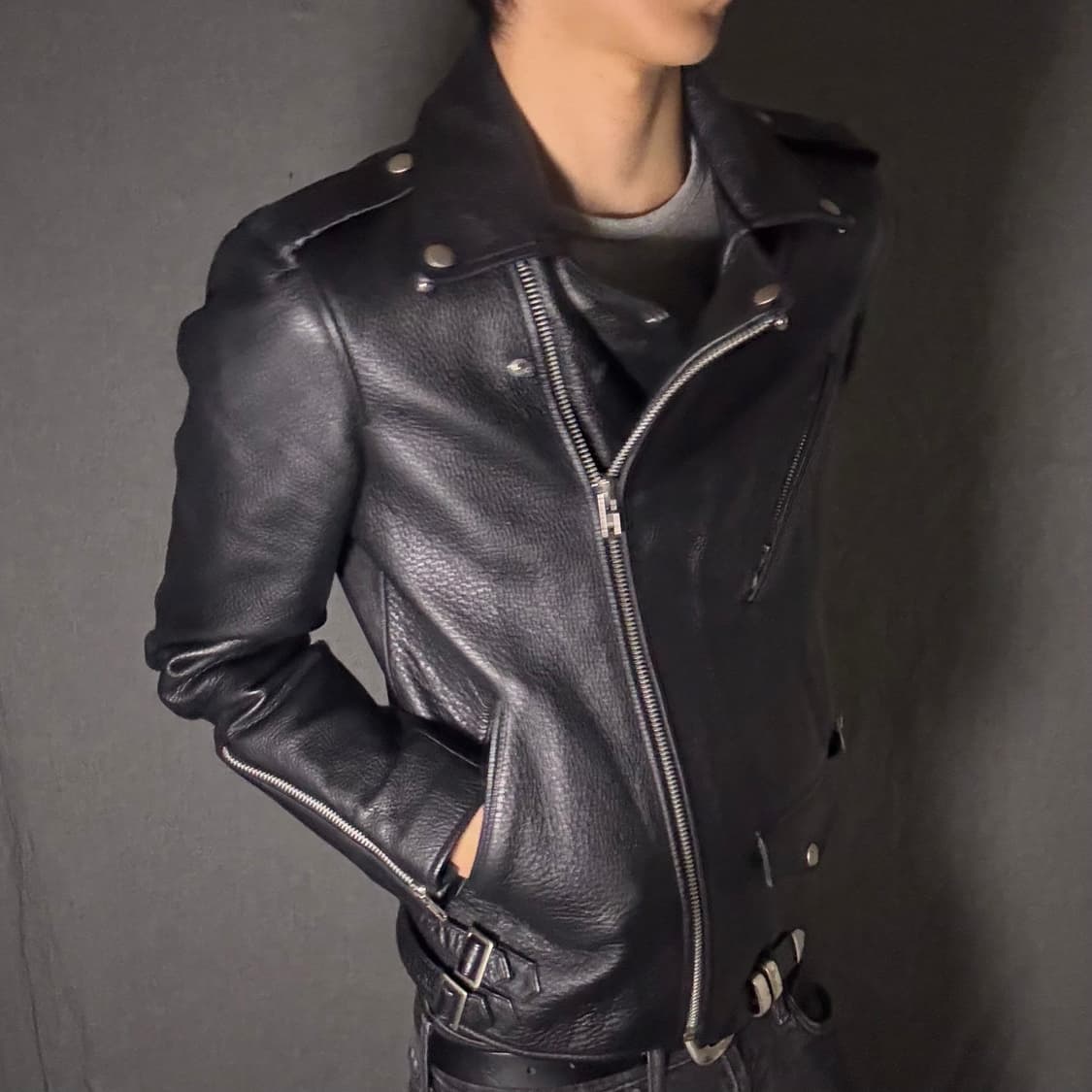 vintage rider leather jacket 상품이미지4