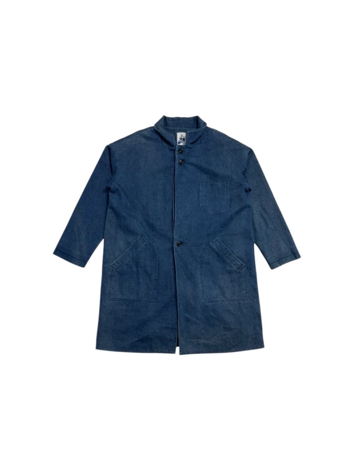 어나더오피스 데님 롱자켓 상품이미지1