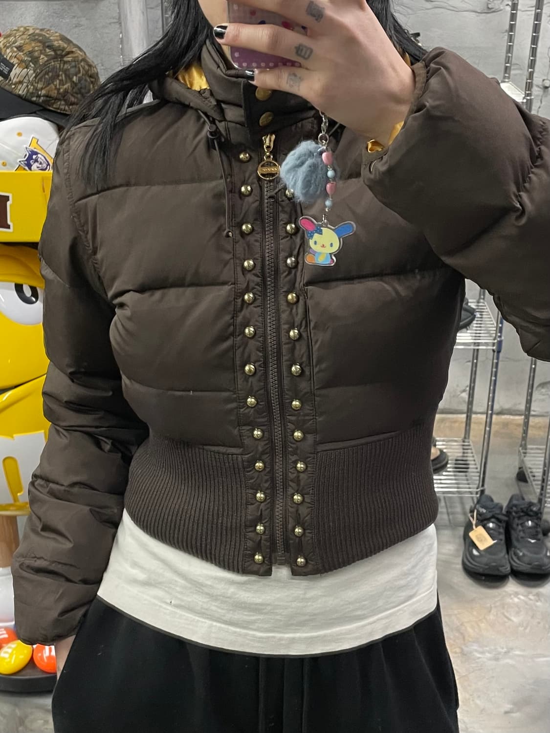 DKNY Y2k 크롭 패딩 상품이미지7