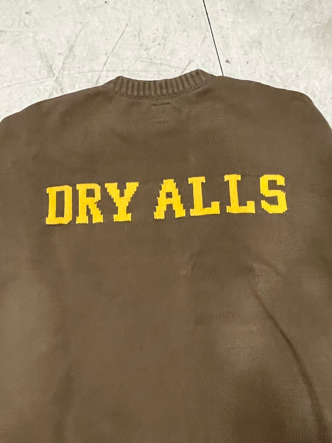 휴먼메이드 카키 니트 판매 상품이미지3