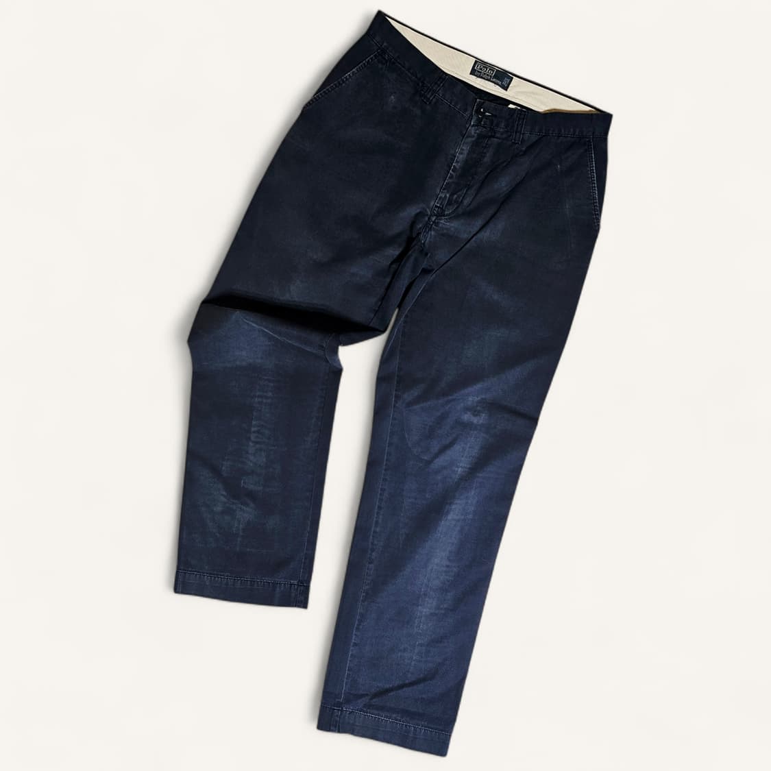 [33X32][폴로 랄프로렌] 00's 프레스턴 클래식 치노팬츠 네이비 상품이미지3