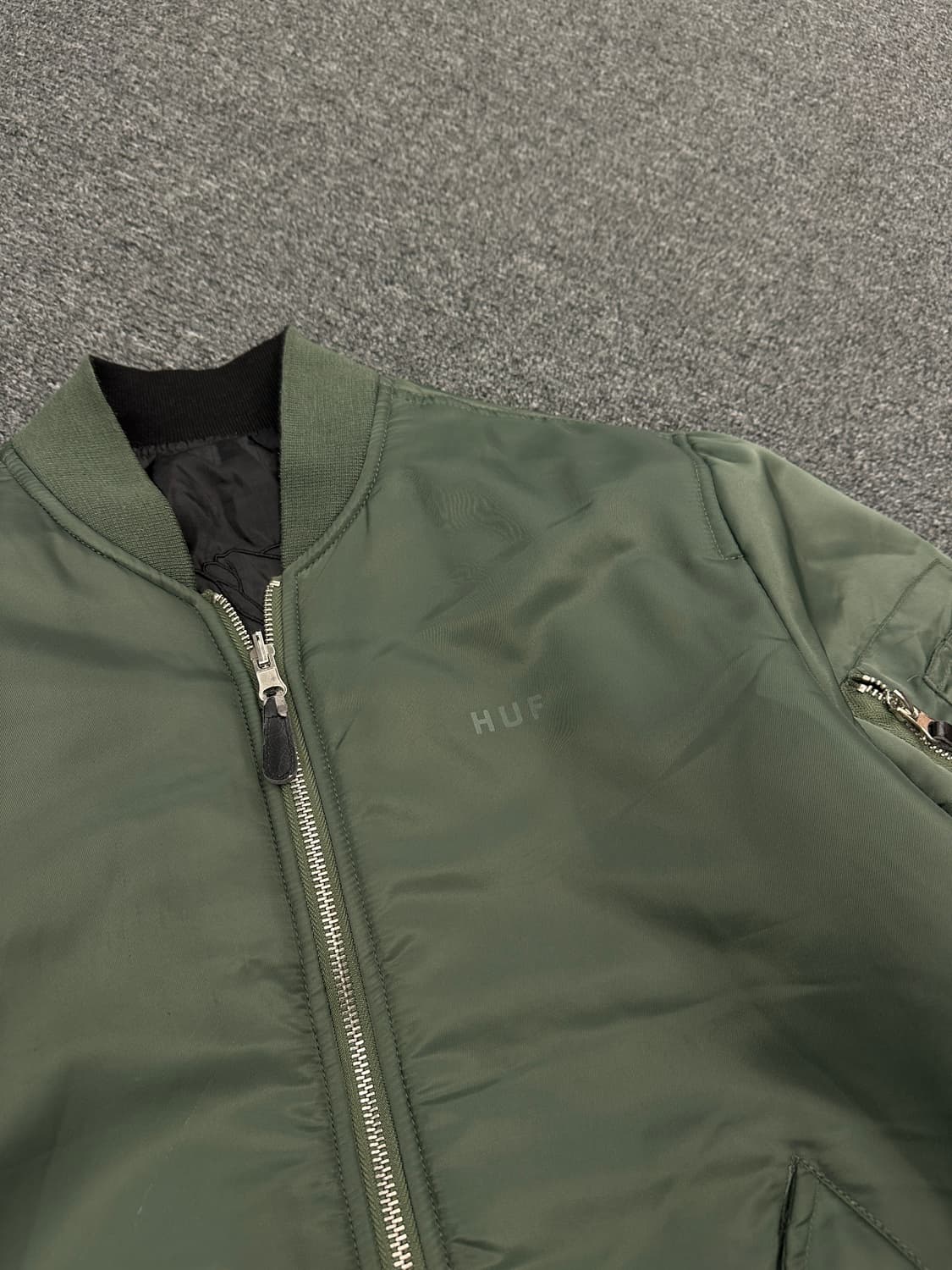 S) HUF 리버시블 봄버자켓 항공자켓  상품이미지6