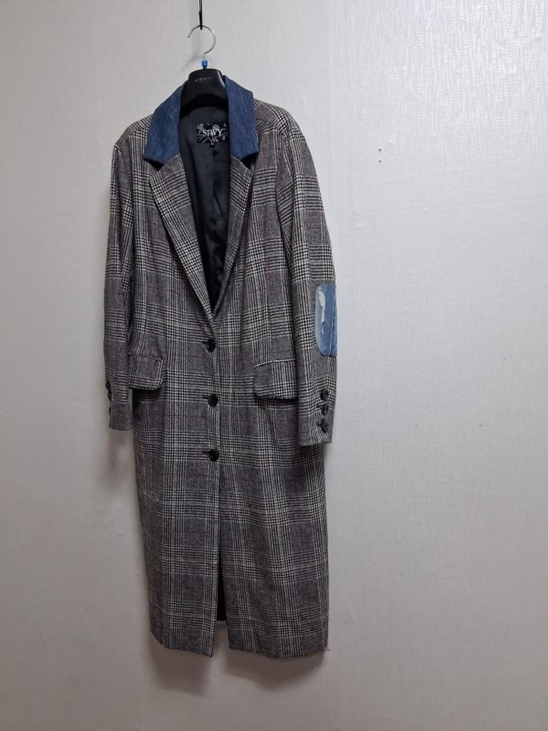 SIWY 씨위 빈티지체크 모직로코트표기6677 오버핏
중국제조 일본판 씨 상품이미지1