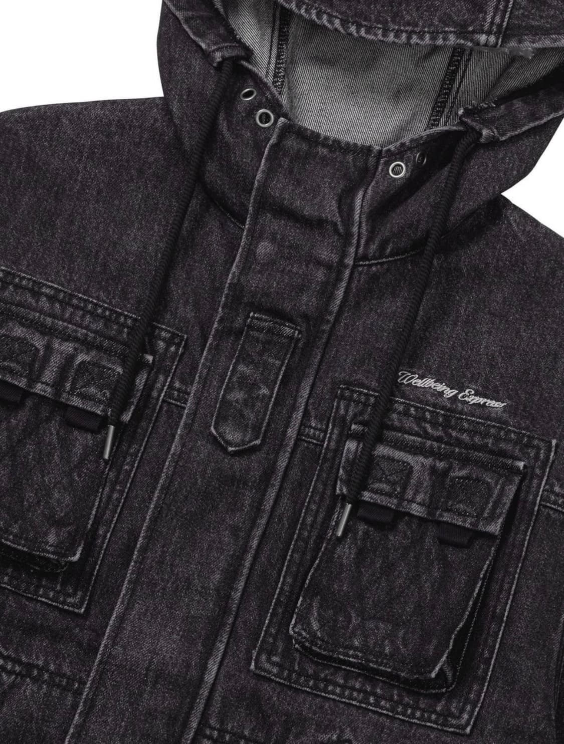 Wellbeing express hood denim jacket 상품이미지5