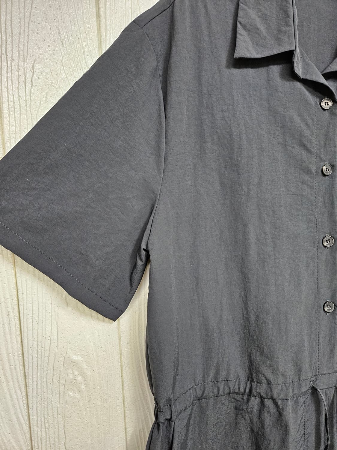 블랙 바스락스트링 점프수트  상품이미지3