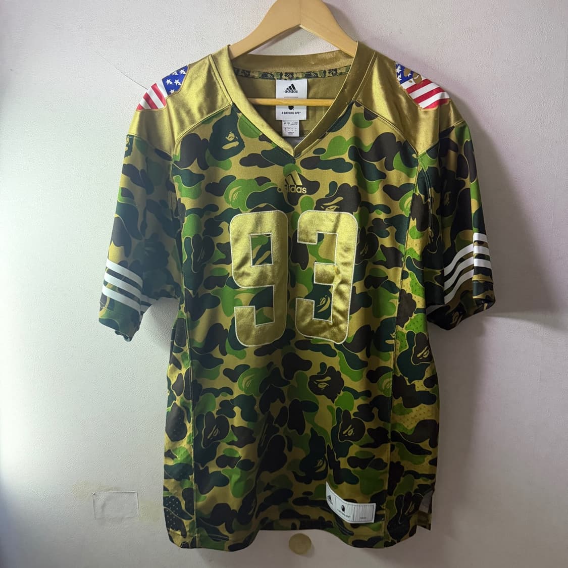 베이프 x 아디다스 카모플라쥬 져지 2XL (남성 100-105정도) 상품이미지2
