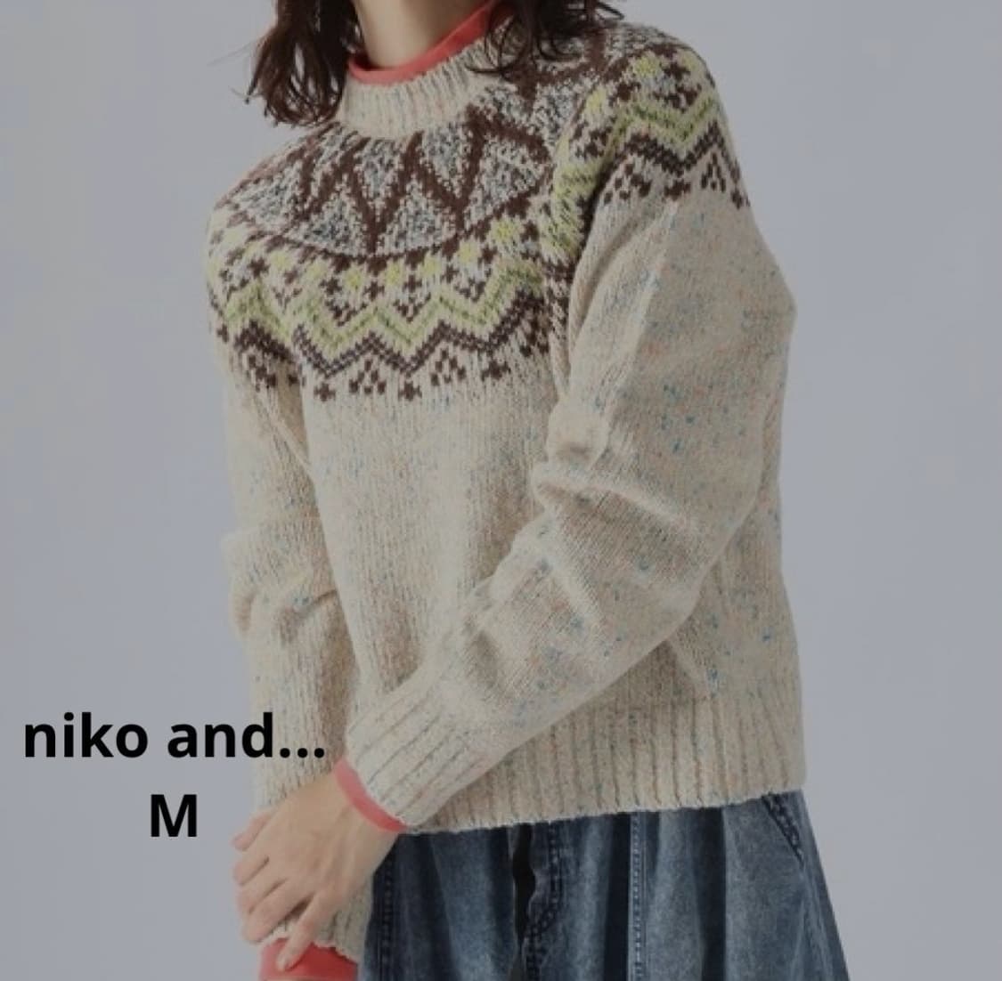 니코앤드 노르딕 니트 M _ 여성 상품이미지1