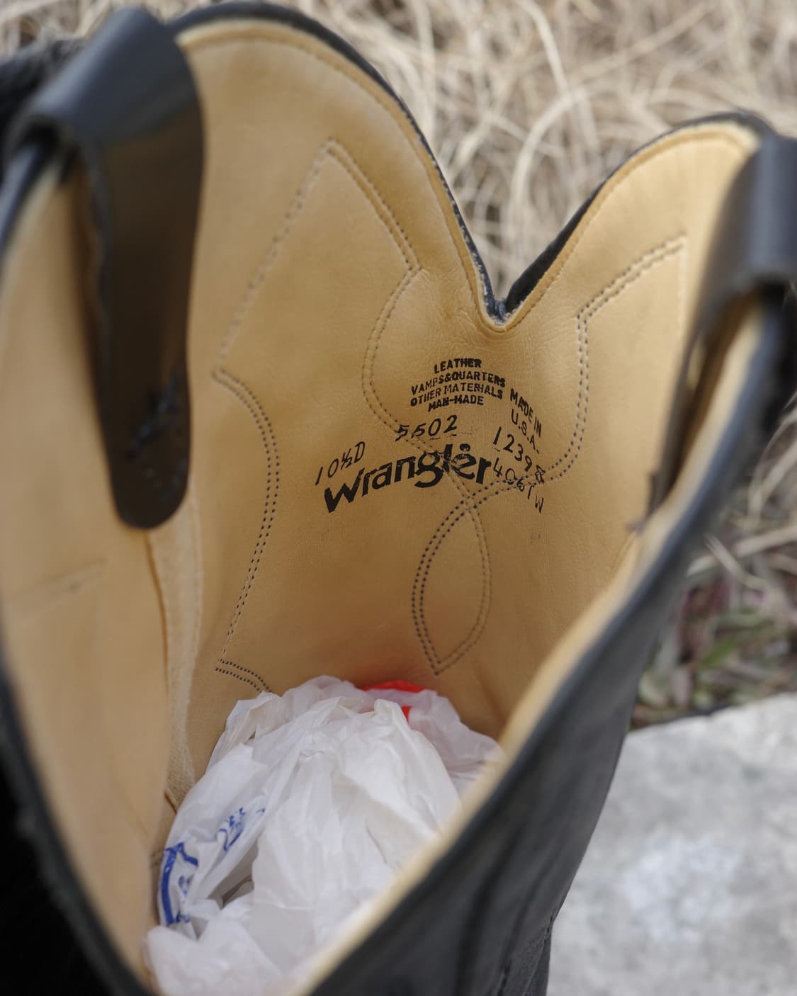 80s Wrangler 스퀘어토 웨스턴 부츠 상품이미지3