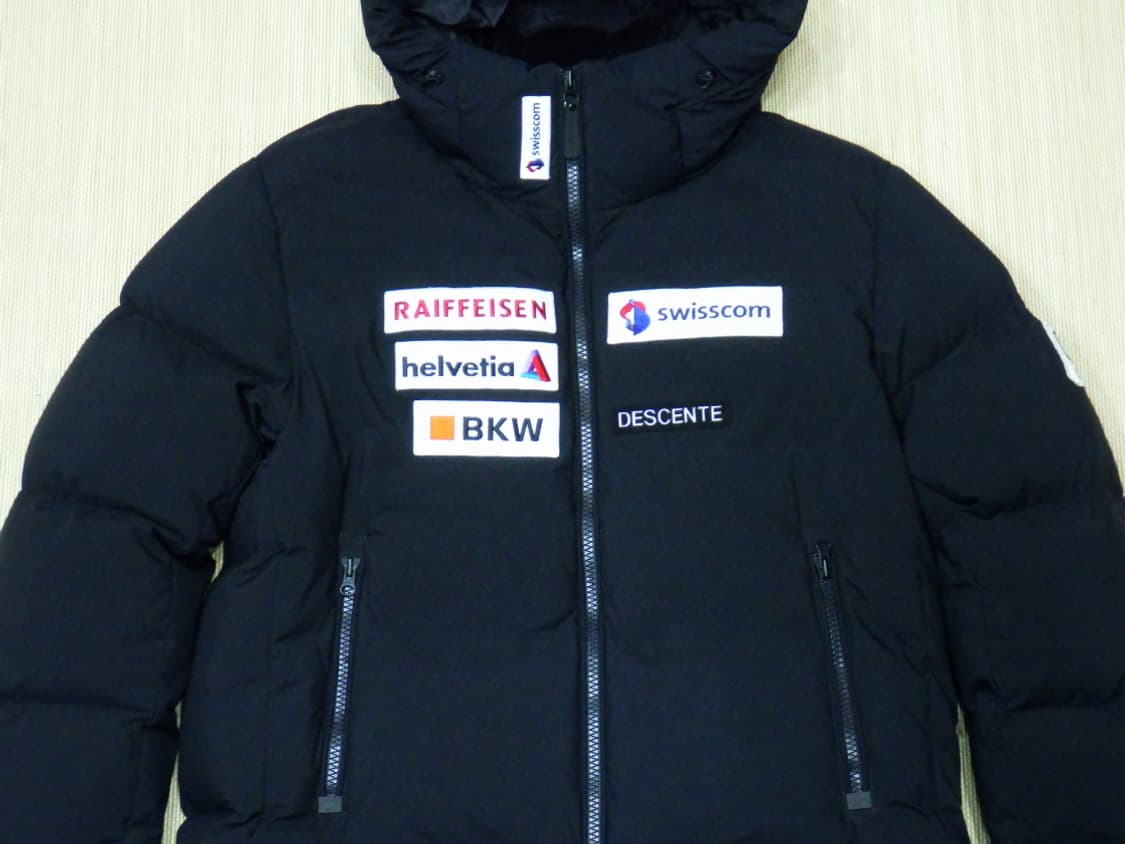 (2XL) 데상트 남성 스위스 레플리카 숏 다운 점퍼 상품이미지3