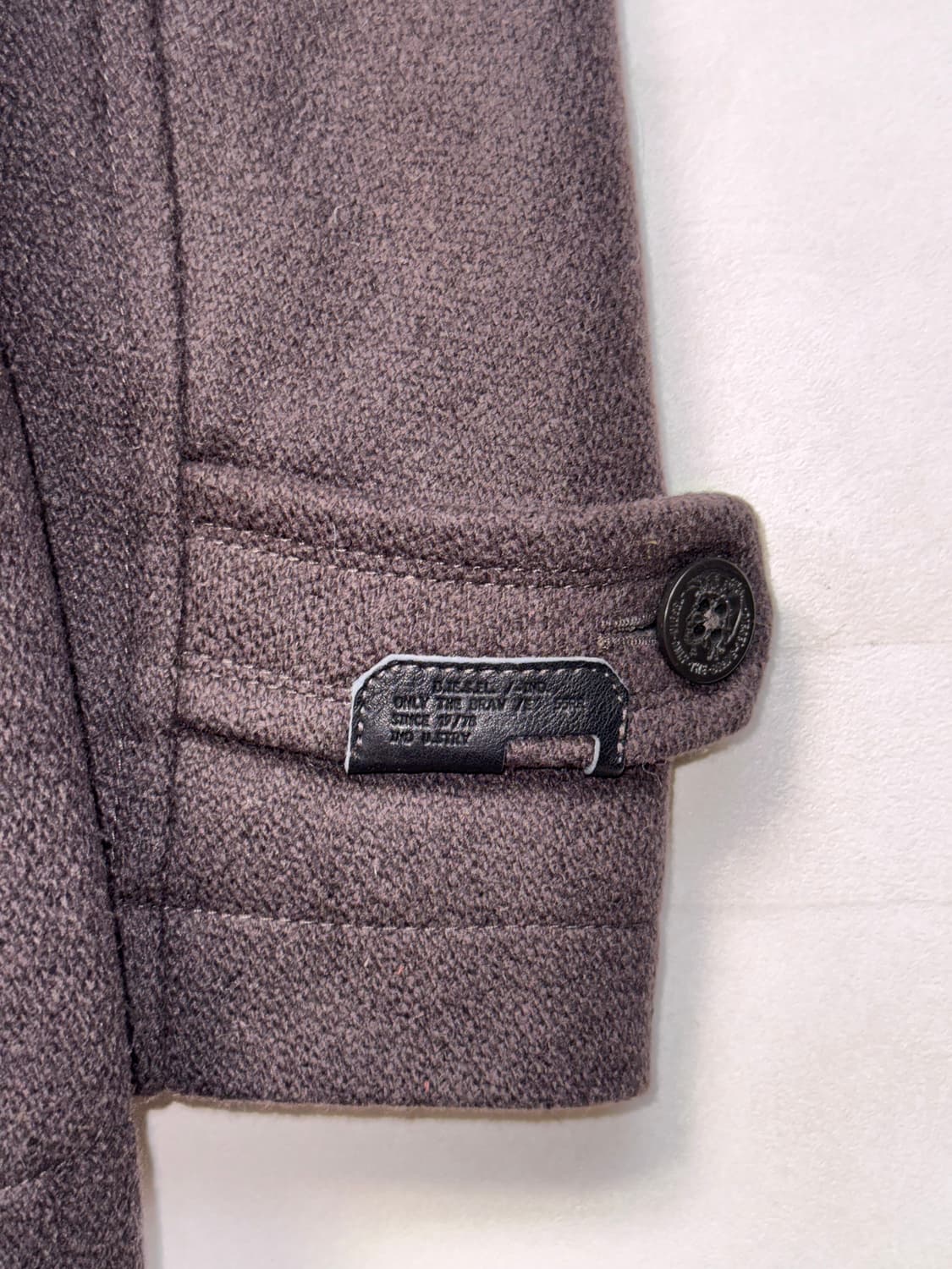 DIESEL dark brown wool pea coat  상품이미지4