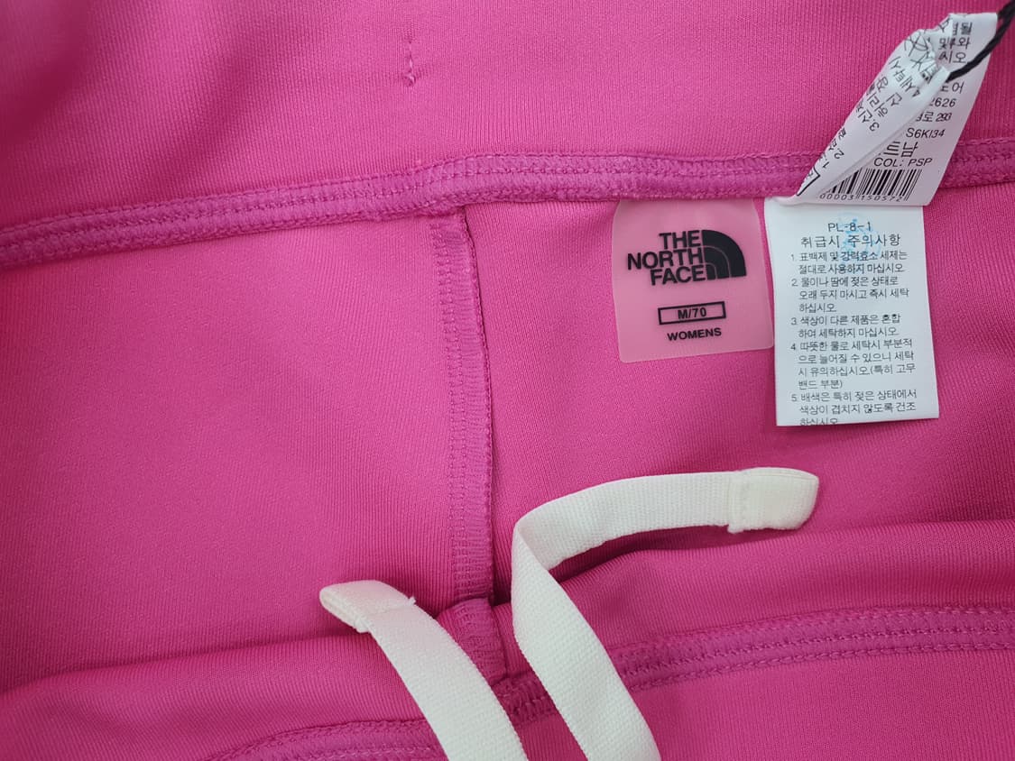 노스페이스 여성 래쉬가드 반바지 핑크 70(M) (허리 28~32) 상품이미지3