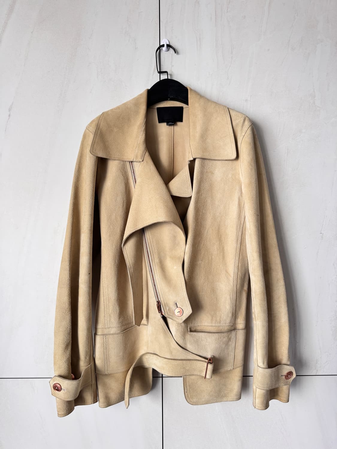 ALEXANDER WANG 스웨이드 자켓 베이지 Size 2(55,66사 상품이미지1