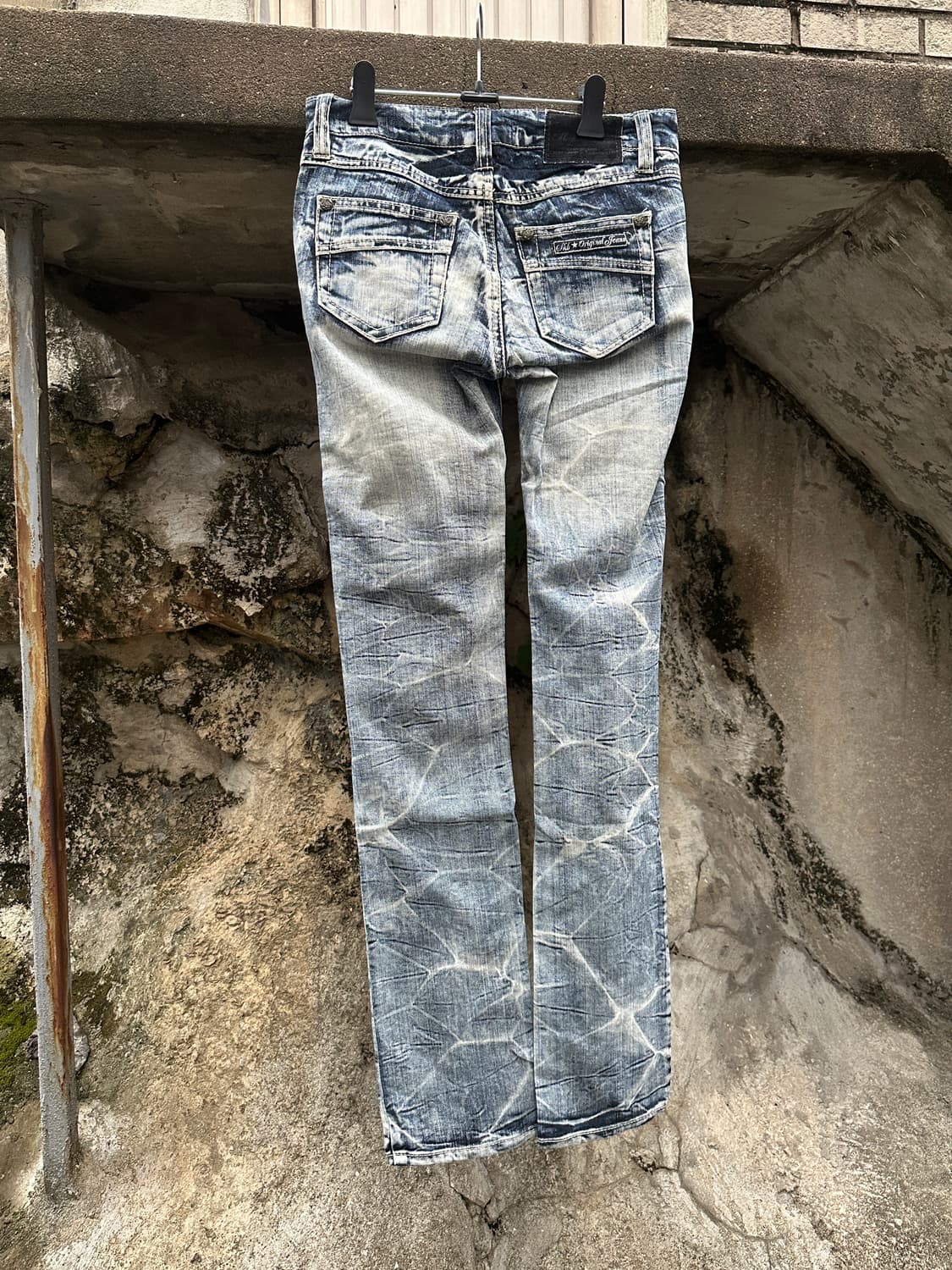 NONE vintage washing destroyed jeans 상품이미지4