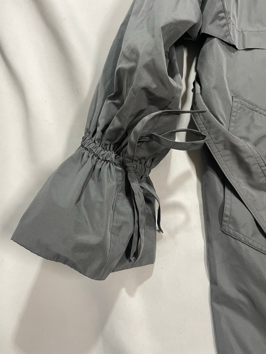 막스마라 하이넥 쉘파카 트렌치코트 상품이미지8