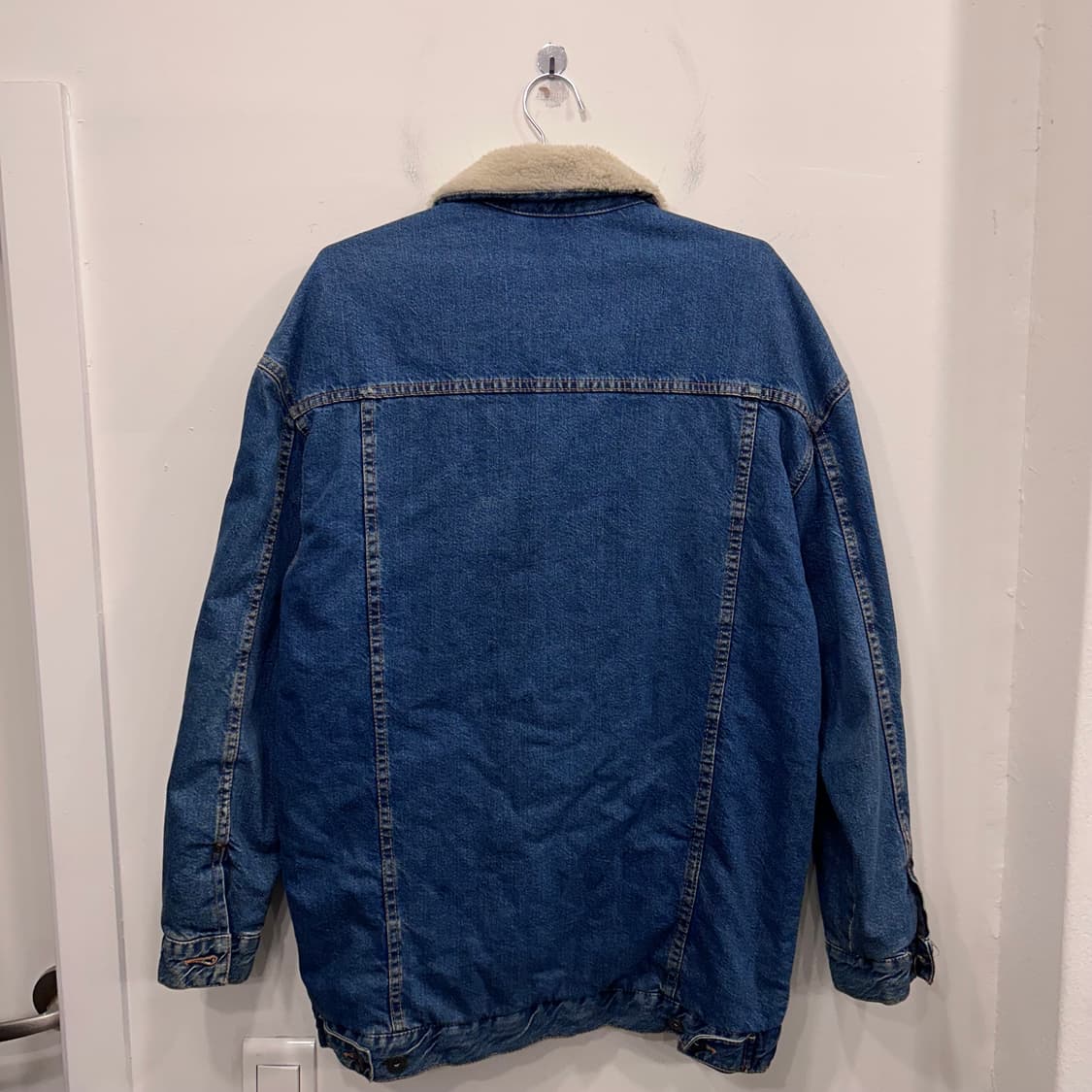 자라 맨즈 1975 양털 롱 데님 트러커자켓 상품이미지5