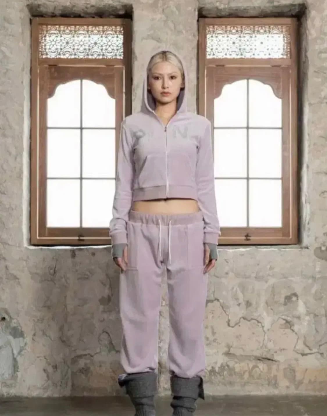 플리즈노팔로우 벨로아 셋업 라벤더 라일락 상품이미지1