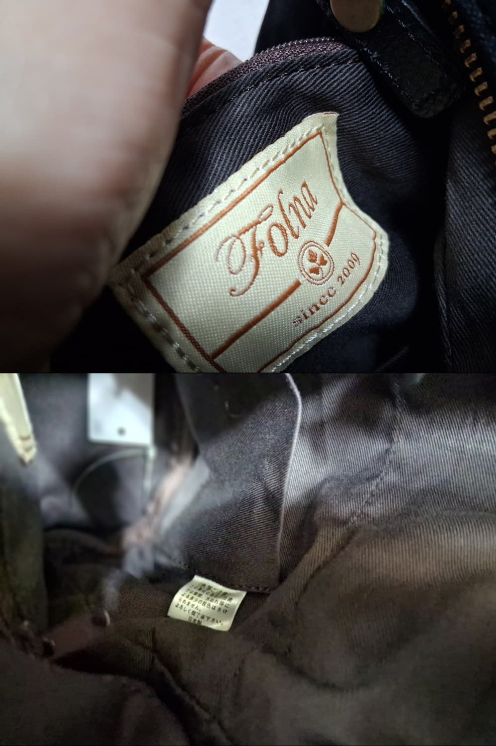 HarrisTweed × Folna 미니크로스백 미사용품 
  원산지 일 상품이미지7