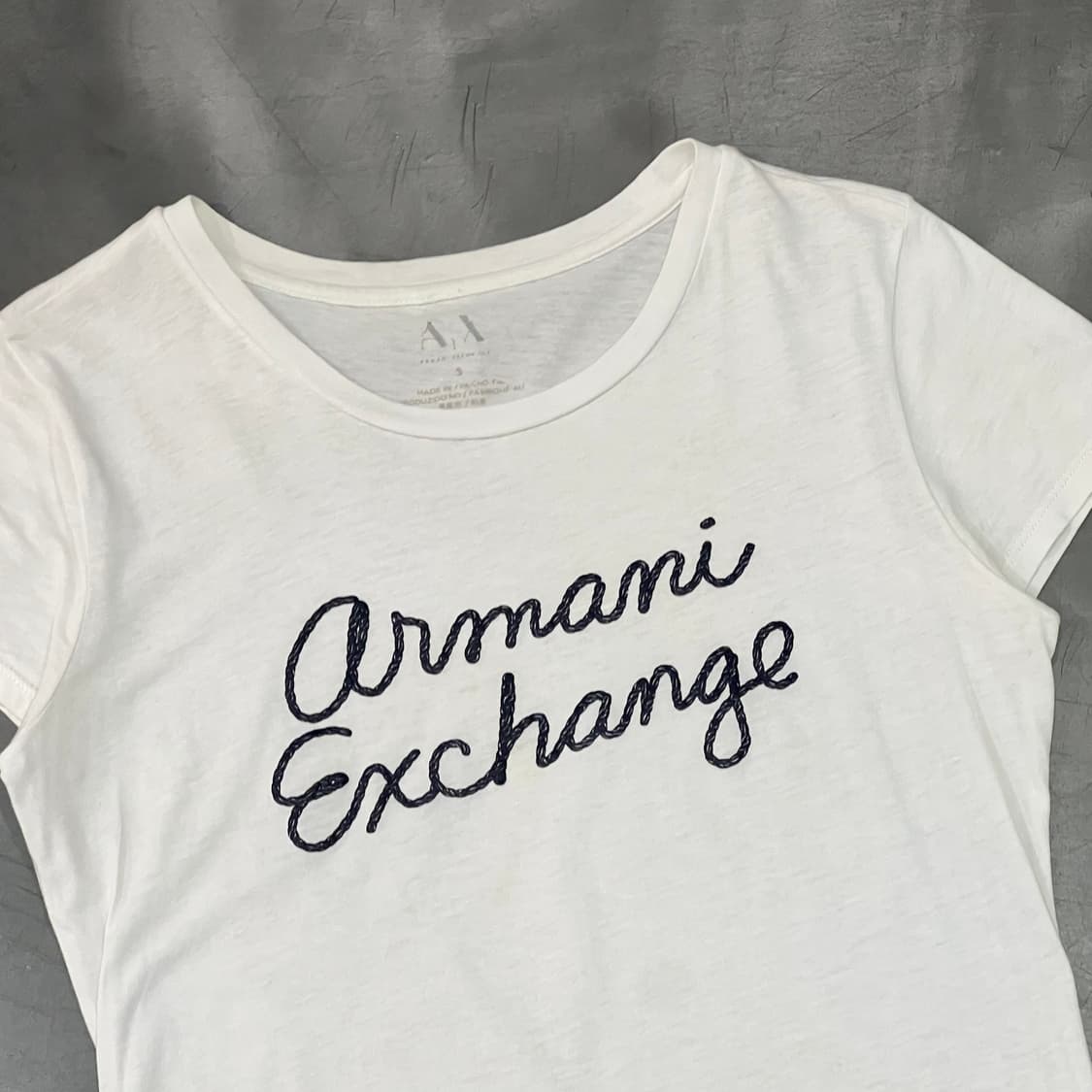  아르마니 익스체인지 로고 반팔티 y15990 상품이미지3