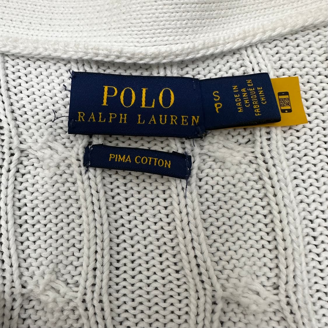 POLO 폴로 랄프로렌 신상 여성 가디건 화이트 S 상품이미지4