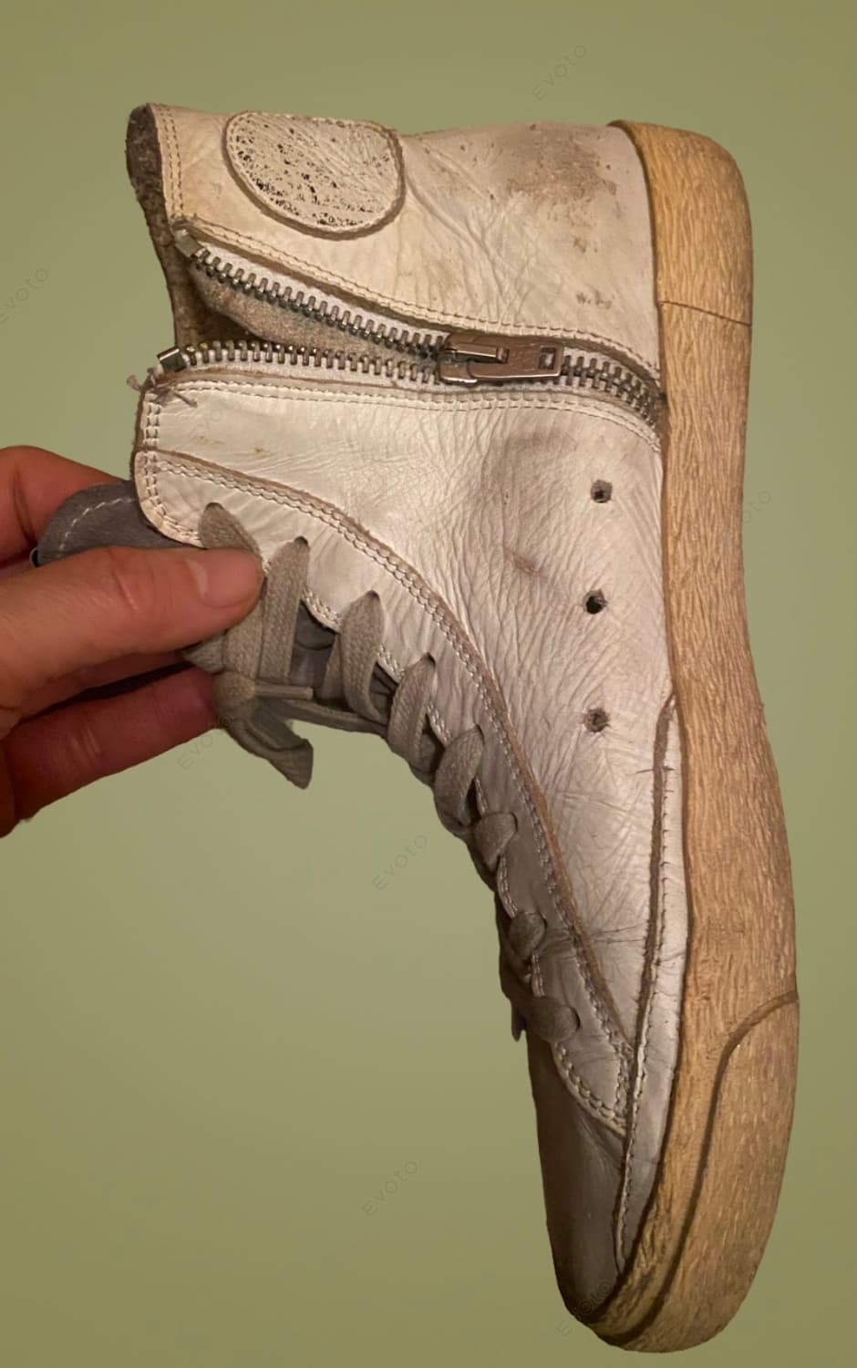 [정품] 골든구스(Golden Goose) 프란시 하이탑 - 빈티지 화이 상품이미지2