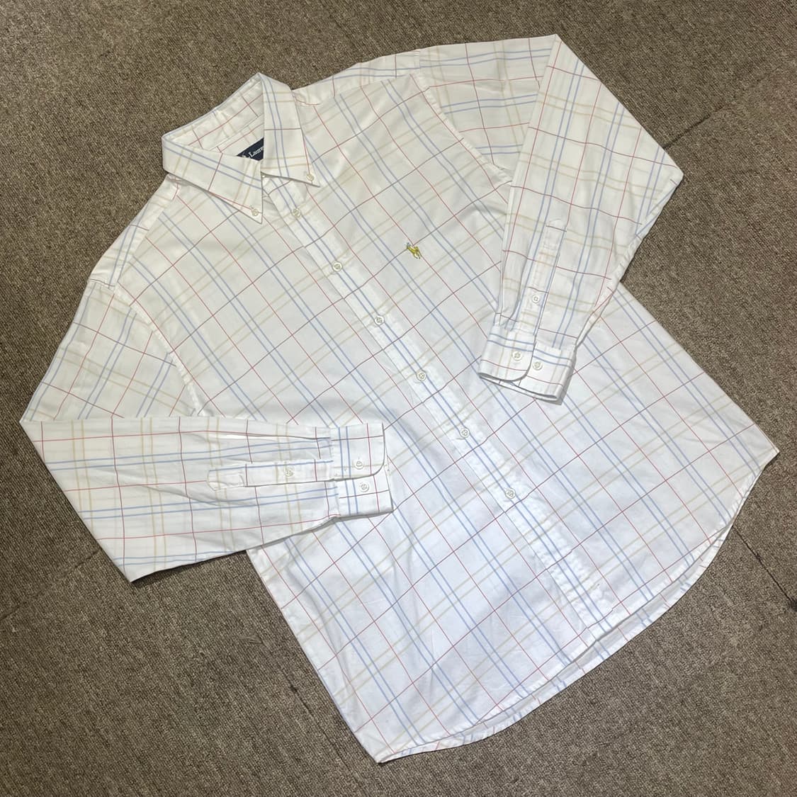 (M) POLO 폴로 랄프로렌 체크 셔츠 상품이미지1