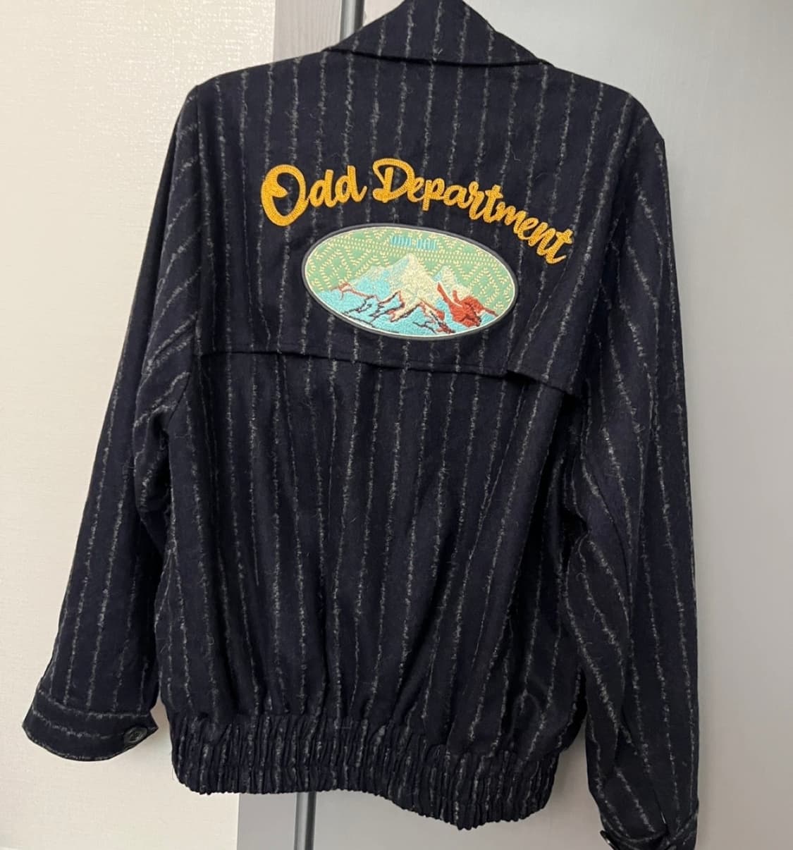 Odd Department 스트라이프 블루종 자켓 S 상품이미지2