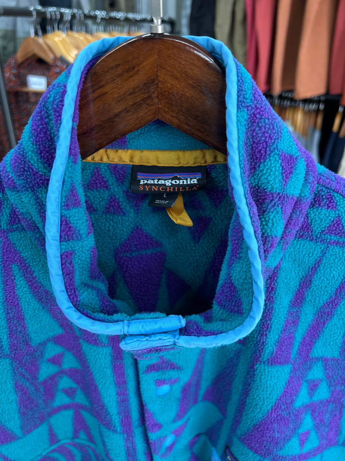 Aztec Tribal Geo Synchilla Fleece Snap  상품이미지8