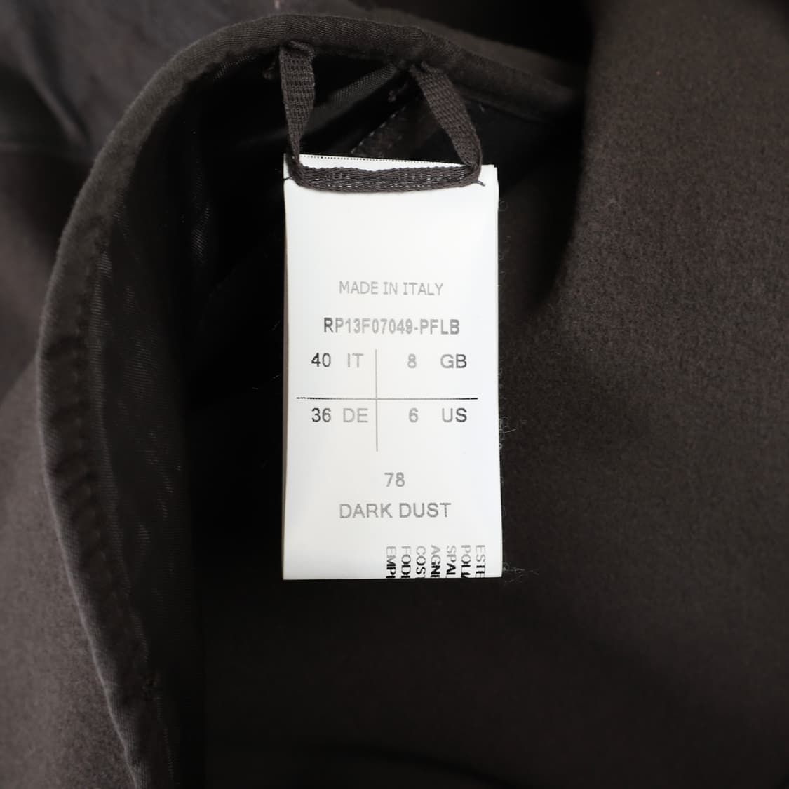 40 / Rick Owens 릭오웬스 나스카 울 가죽 자켓 상품이미지9