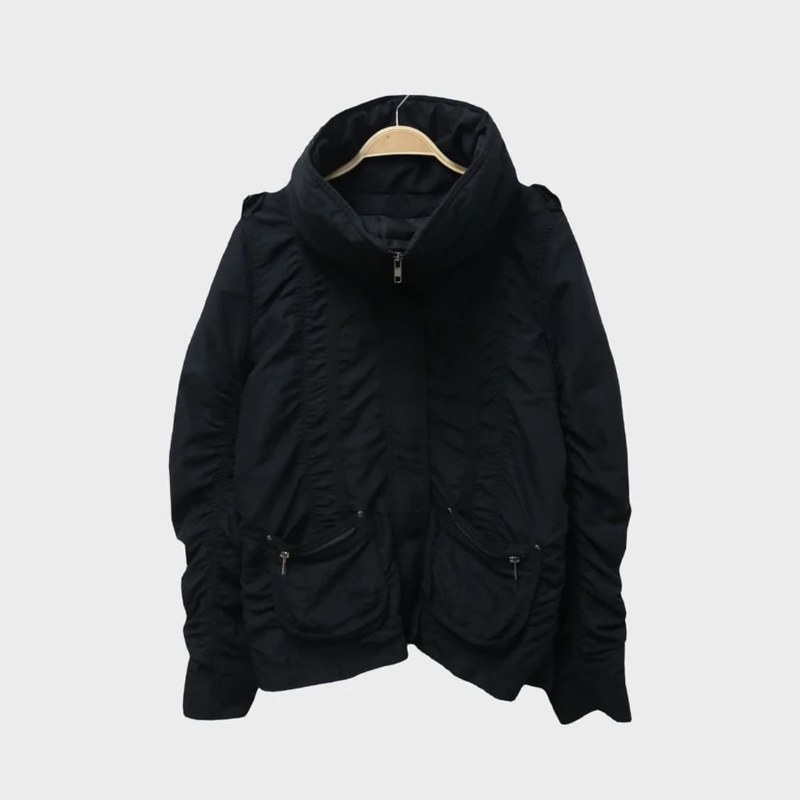 SEDUIRE 하이넥 셔링 점퍼 61516 상품이미지1