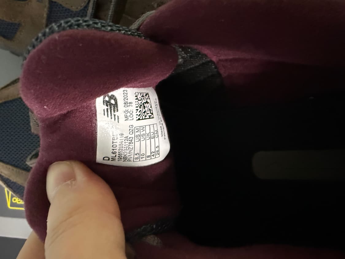 뉴발란스 ML610T 다크 머쉬룸 265 size 상품이미지3