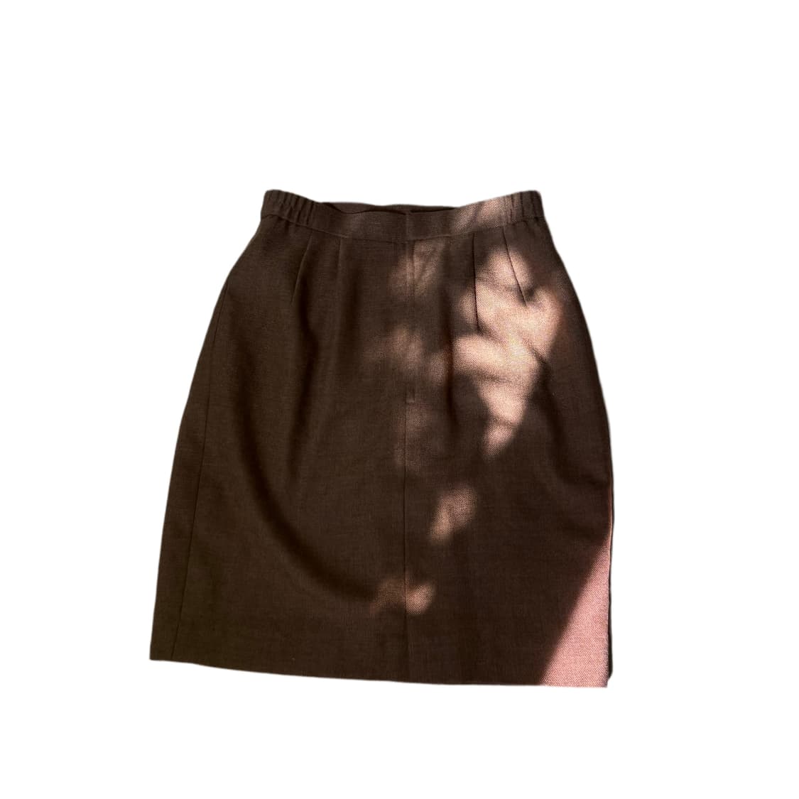 빈티지 브라운 트임 스커트 상품이미지5