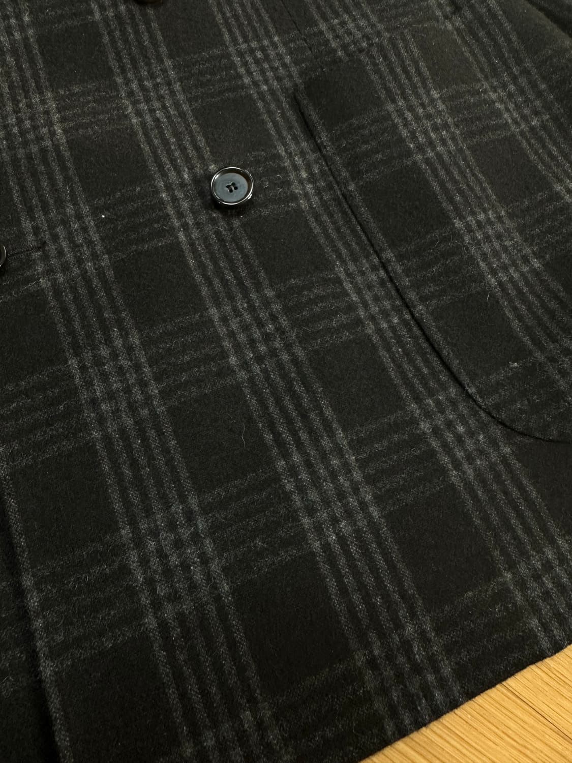 MAN ON THE BOON 더블 체크 자켓 50 슬림핏 상품이미지2