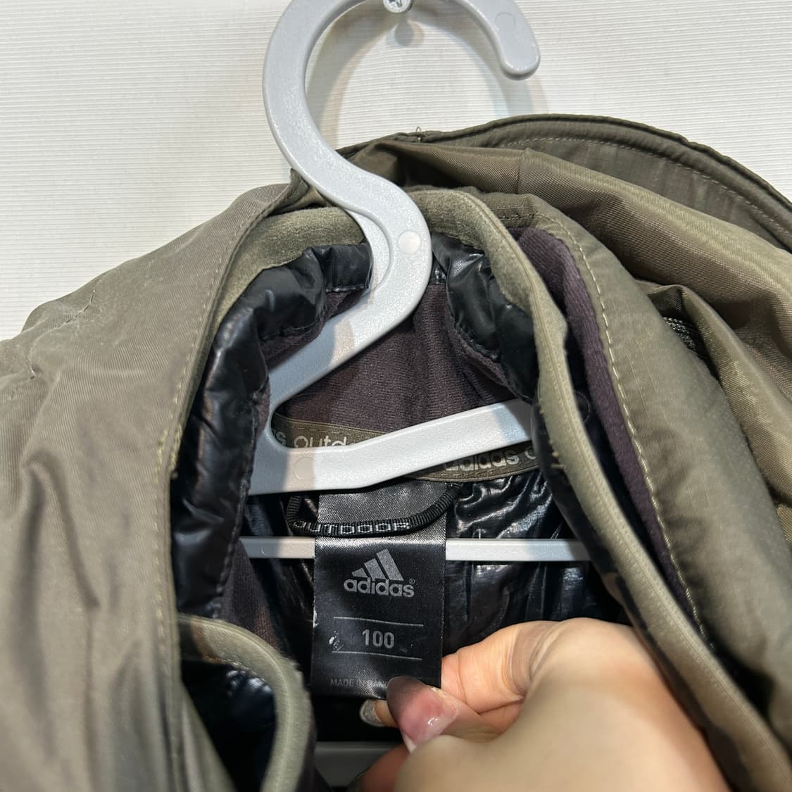 아디다스 3IN1 덕다운패딩X바람막이 방수자켓 100 상품이미지2