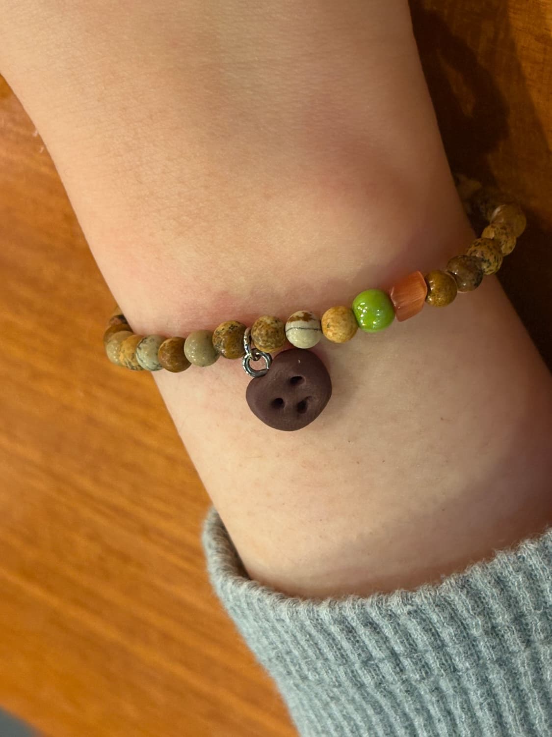 [핸드메이드] 귀여운 감자 팬던트 비즈팔찌 (무료배송) 상품이미지6