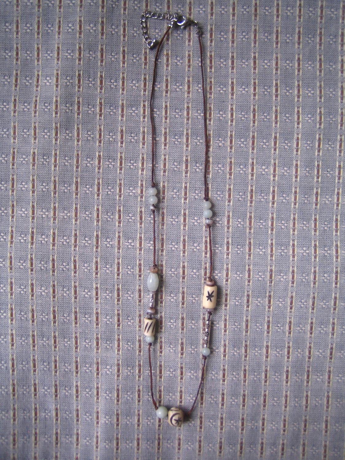 Silver mist necklace 실버 미스트 핸드메이드 목걸이 상품이미지4
