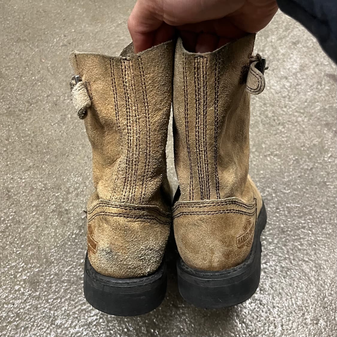 할리데이비슨 스웨이드 엔지니어 부츠 (260) 상품이미지5